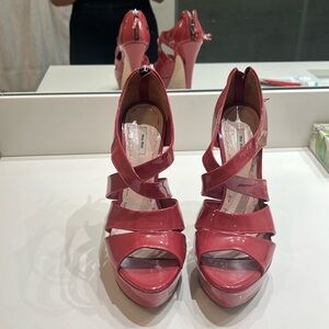 Miu miu red heels
